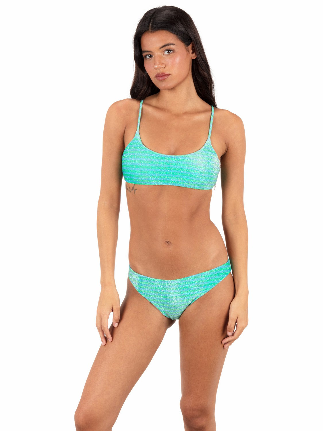 Hurley | Shine Stripe Moderate Bottom - Surf Blue