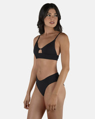 Hurley For Sale | Solid Bralette Bikini Top - Black