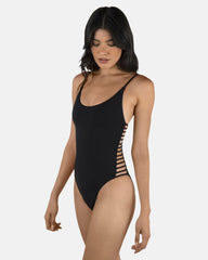 Hurley Discount | Solid Moderate One Piece - Black