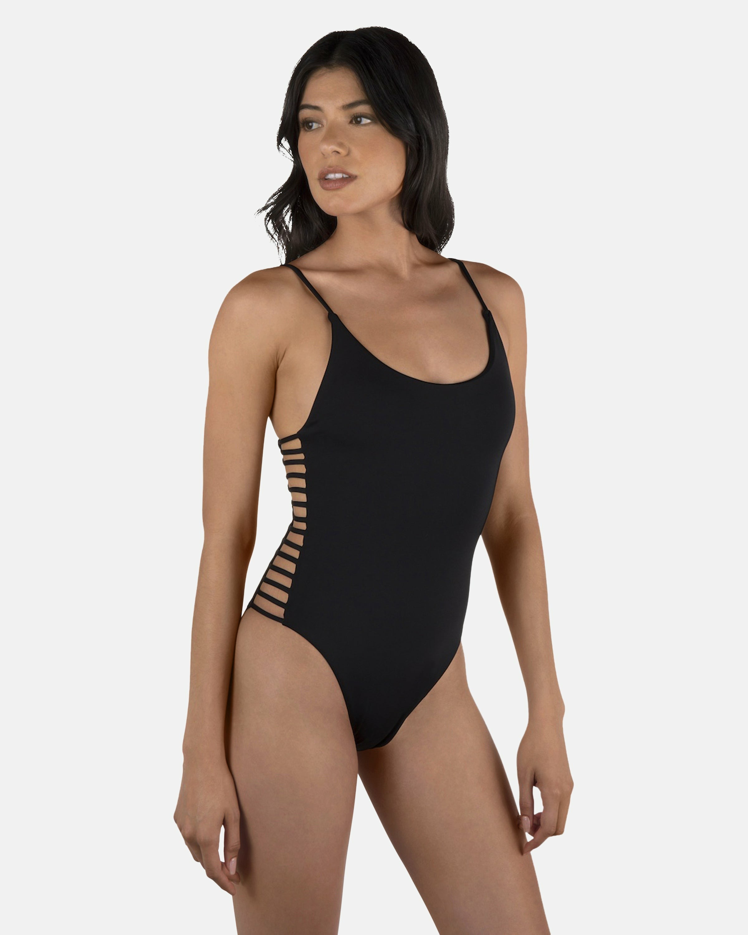 Hurley Discount | Solid Moderate One Piece - Black