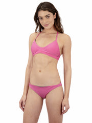 Hurley | Reversible Solid Moderate Bikini Bottom - Pink Peony / Willow