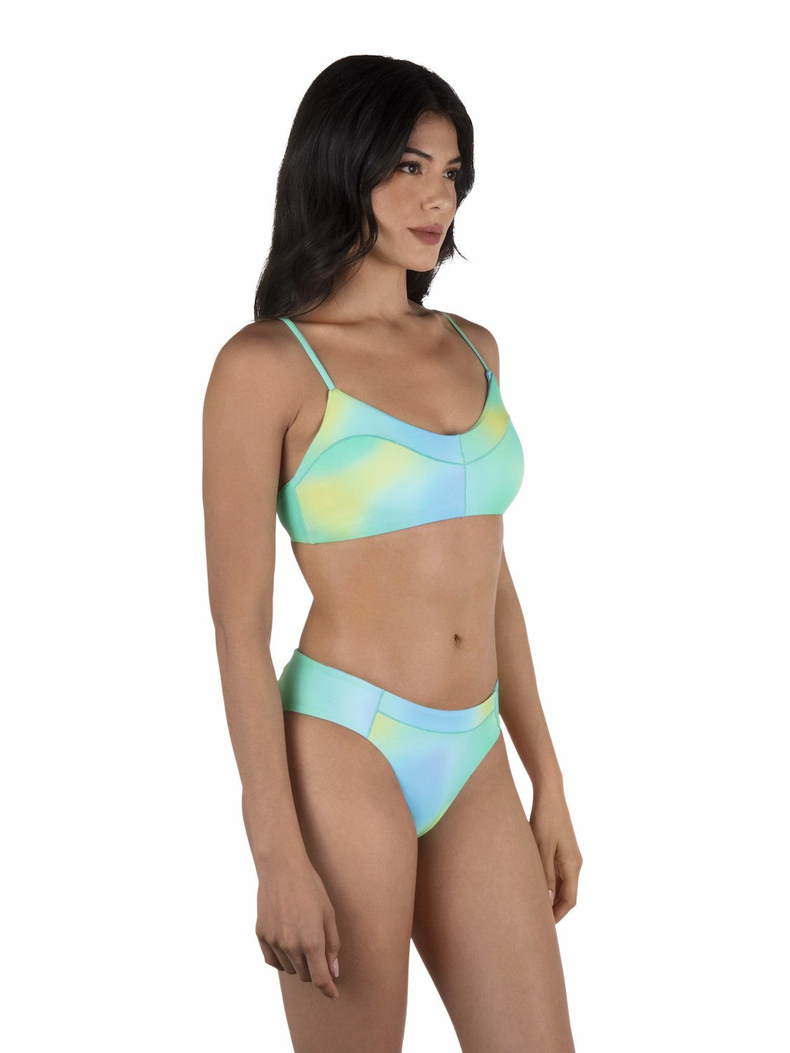 Hurley Onsale | Sunset Ombre Max Solid Bralette - Limeaide