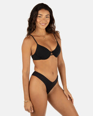 Hurley | Solid Tab Underwire Bra - Black