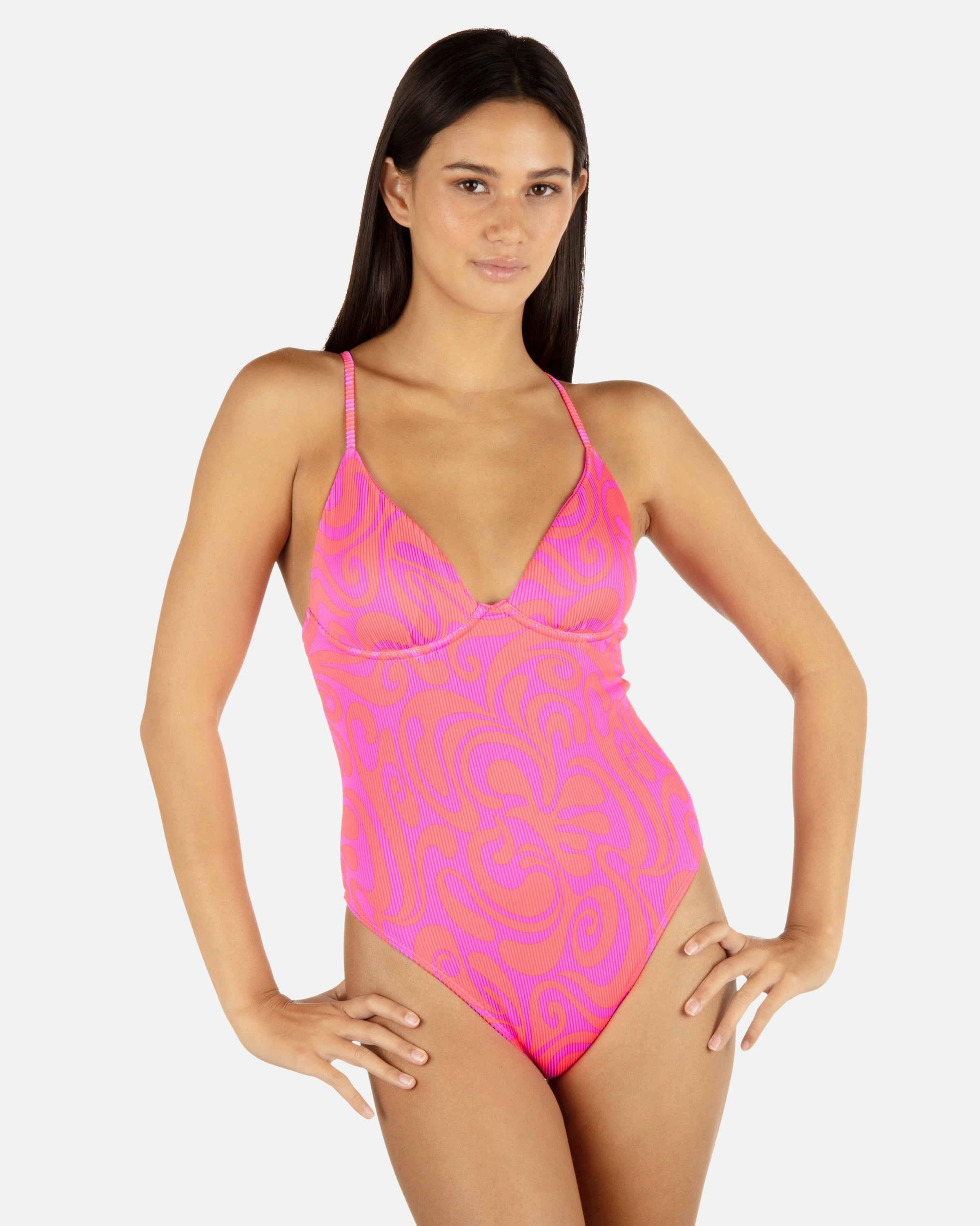 Hurley Discount | Trip Hop Moderate One Piece - Maraschino
