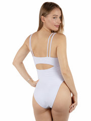 Hurley For Sale | Amphora Moderate One Piece Swimsuit - White