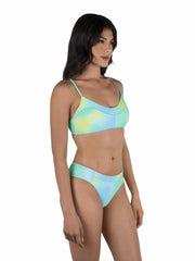 Hurley | Sunset Ombre Max Solid Bralette - Limeaide
