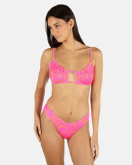 Hurley Discount | Trip Hop Scoop Front Bralette - Maraschino