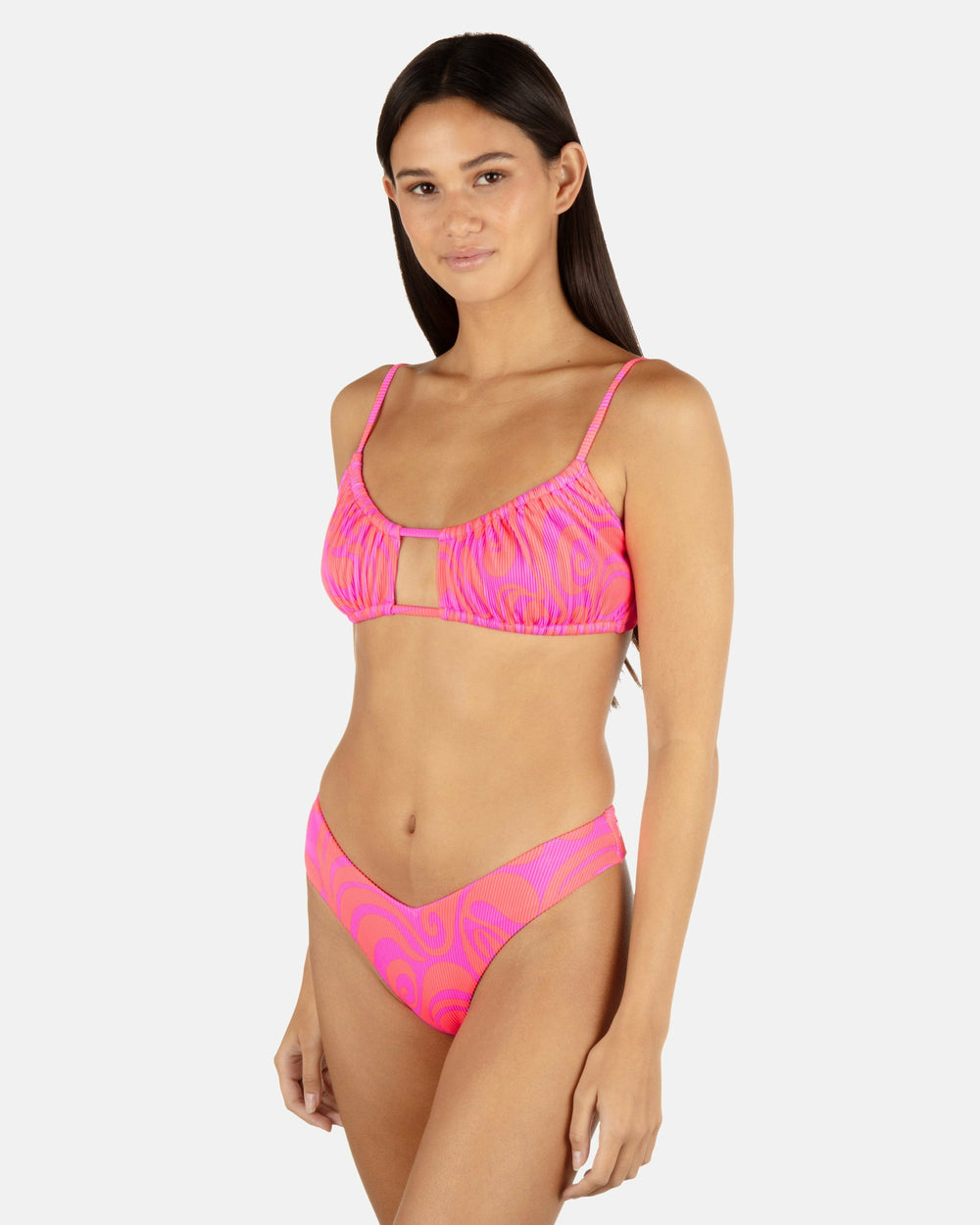 Hurley Discount | Trip Hop Scoop Front Bralette - Maraschino