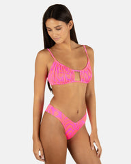 Hurley Discount | Trip Hop Scoop Front Bralette - Maraschino