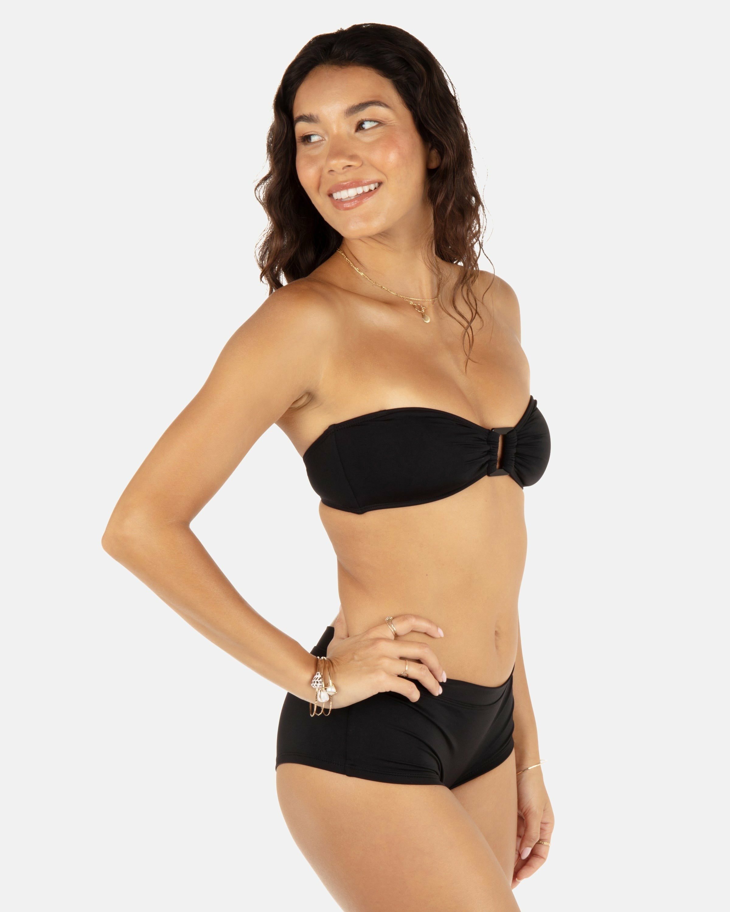 Hurley For Sale | Solid Ring Bandeau - Black