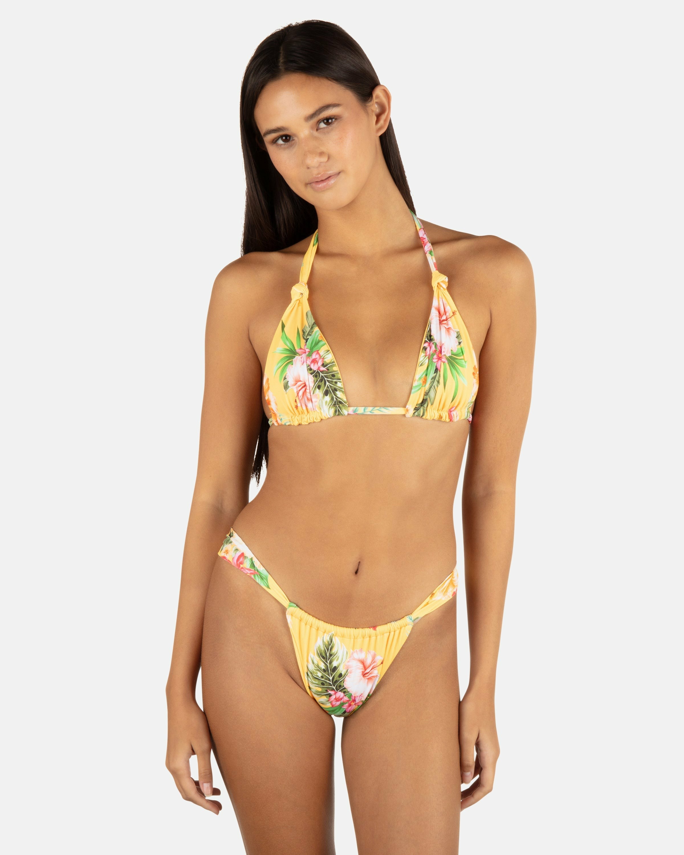 Hurley For Sale | Malia Soft Tie Triangle Bikini Top - Sorbet