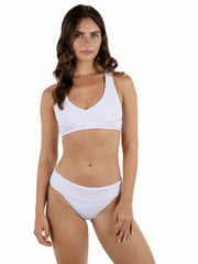 Hurley On Sale | Amphora Banded Hipster Moderate Bikini Bottom - White