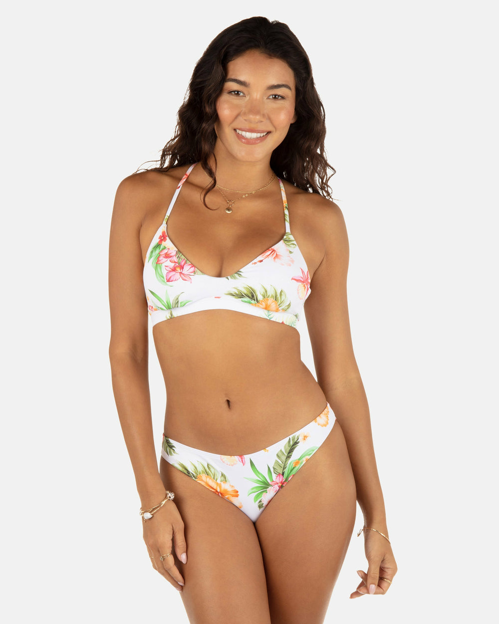 Hurley Onsale | Malia Moderate Bikini Bottom - White