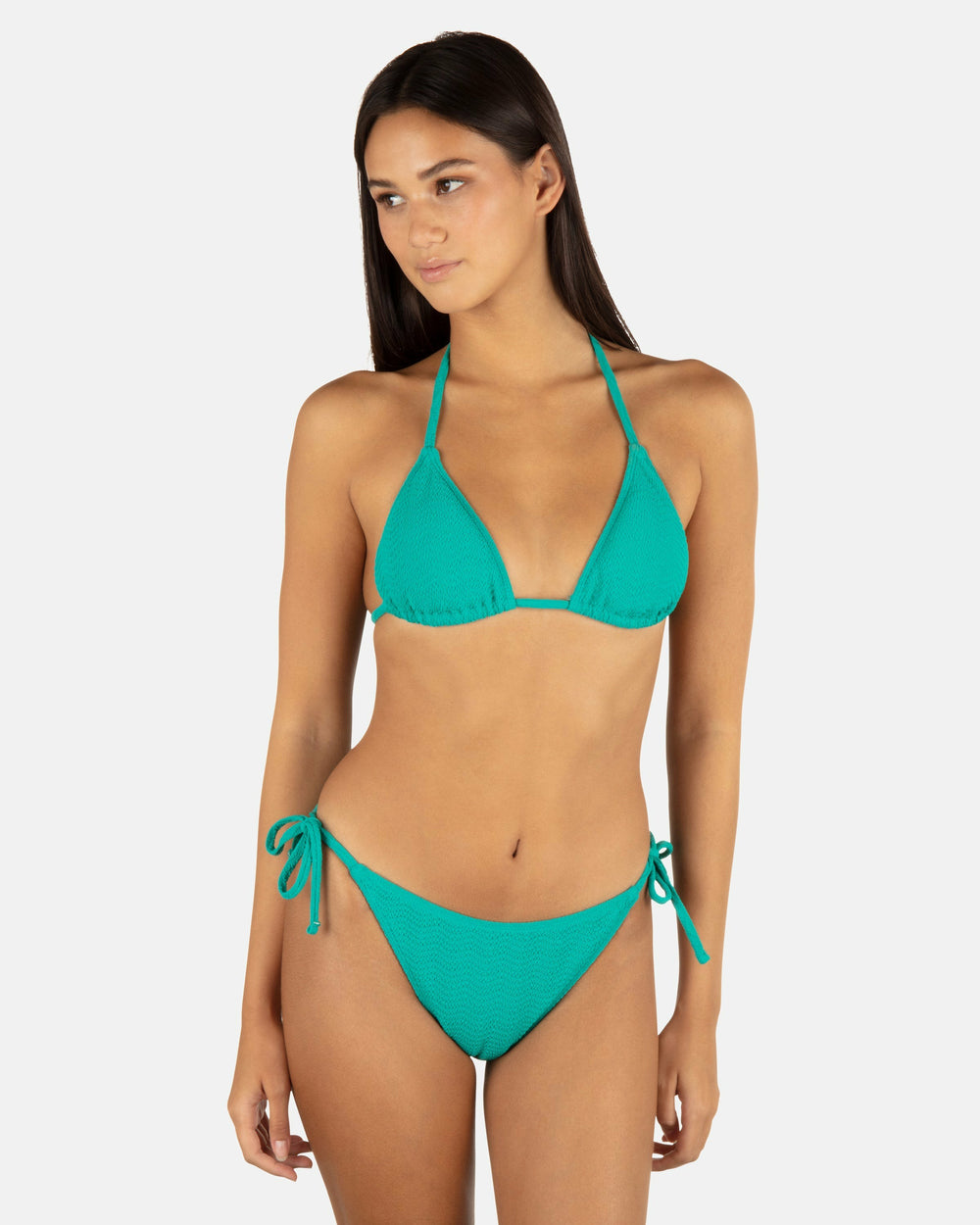 Hurley For Sale | Wave Scrunch Cheeky Tie Side Bottom - Teal