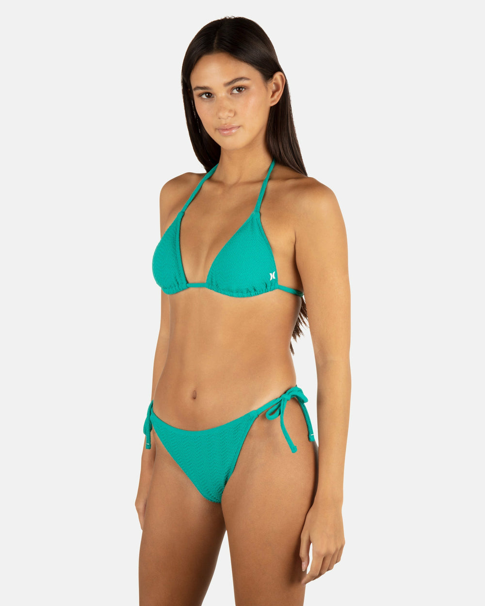 Hurley For Sale | Wave Scrunch Cheeky Tie Side Bottom - Teal