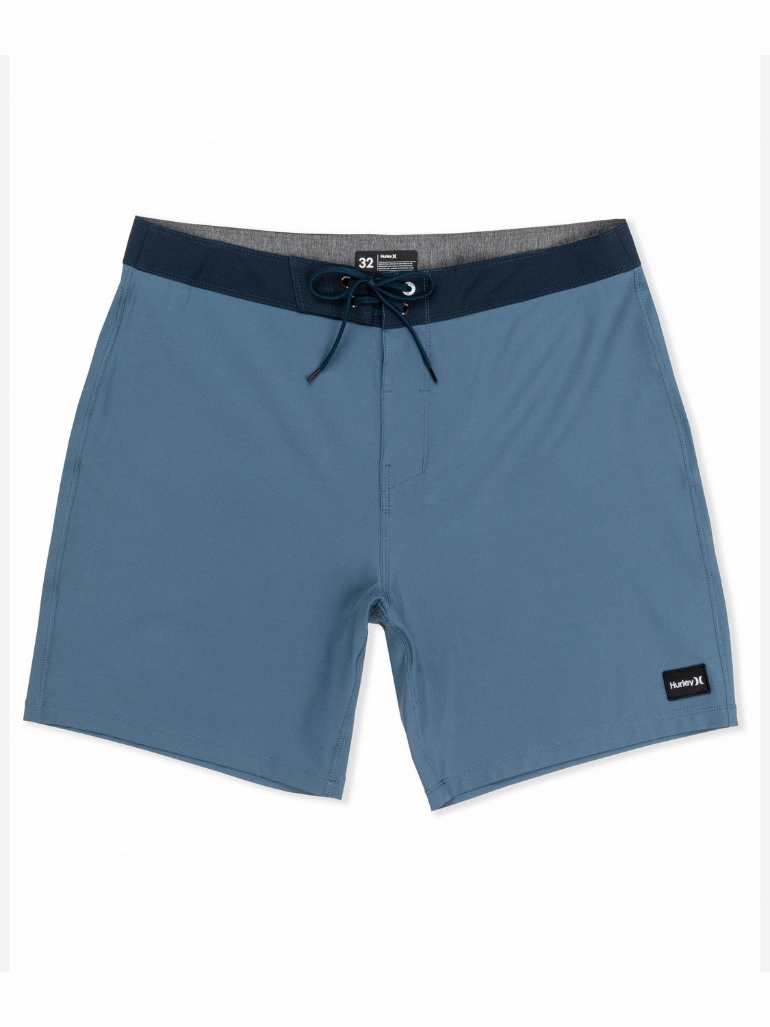 Hurley | Phantom Eco One & Only Solid 18" Boardshort - Grey Teal