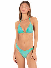 Hurley Onsale | Shine Stripe Cheeky French Bottom - Surf Blue
