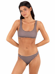 Hurley Onsale | Reversible Katazome Pull On Top - Chocolate